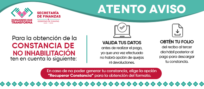No Inhabilitación